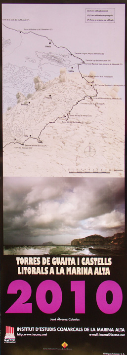CALENDARI IECMA 2010. Torres de guaita i castells litorals a la Marina Alta