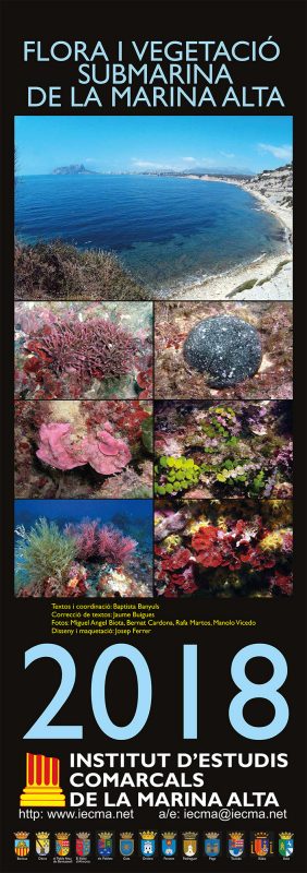 Calendari IECMA 2018. Flora i vegetació submarina de la Marina Alta